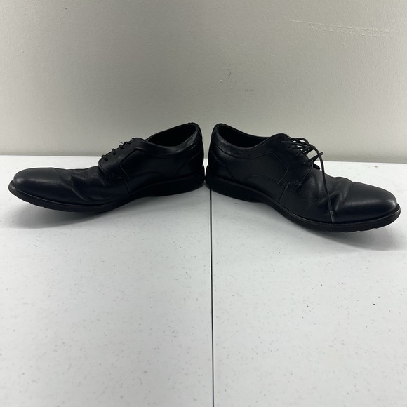 men's fallo dress lace-up almond toe oxfords Rockport Men's Findlay Dress Lace-up Almond Toe Oxfords Black